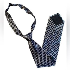 Wangzhongwang Handmade Tie - Blue and Yellow - Shougongjingzhi